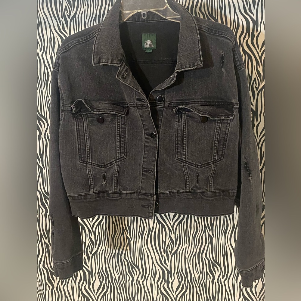 Wild Fable • M • Black Denim Jacket